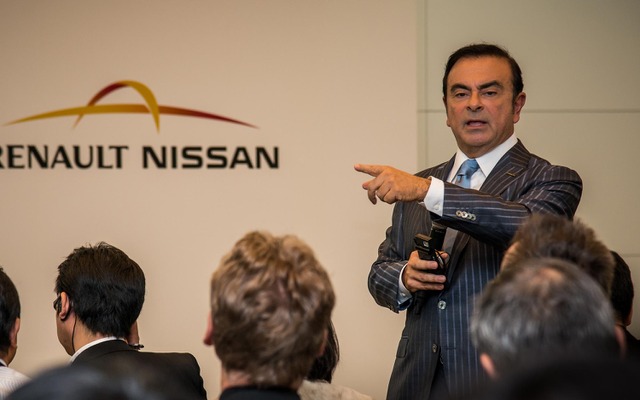 ルノー日産のカルロス・ゴーンCEO（東京モーターショー15）