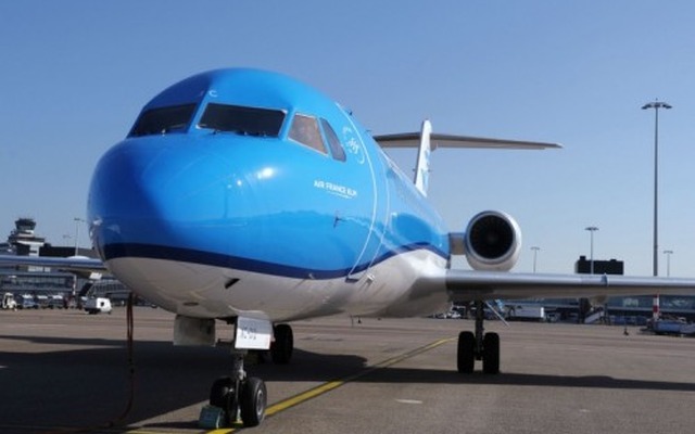 KLMオランダ航空のフォッカー70