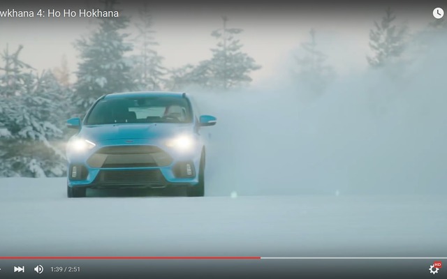 『スノーカーナ 4』に起用された新型フォードフォーカスRS