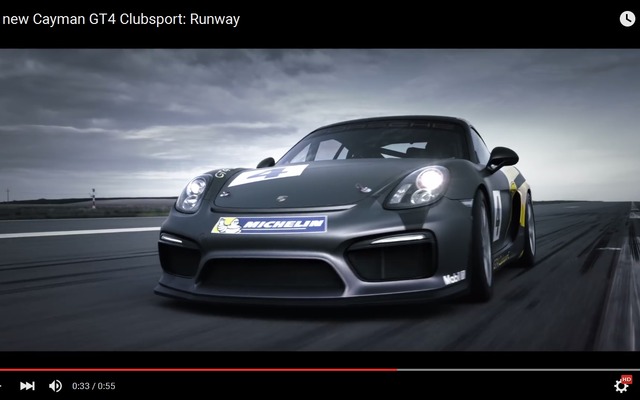 ポルシェ ケイマン GT4 クラブスポーツ
