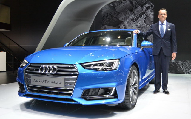 アウディ 新型 A4（東京モーターショー15）