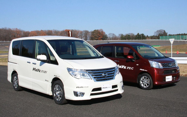 ブリヂストン PX 試乗会。セダン、ミニバン、軽の3車種についてEX20との比較走行をおこなった