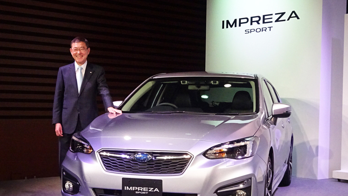 スバル インプレッサ 新型 吉永社長 スバルのフルモデルチェンジでもある レスポンス Response Jp スバル インプレッサ 新型 吉永社長 スバルのフルモデルチェンジでもある レスポンス Response Jp