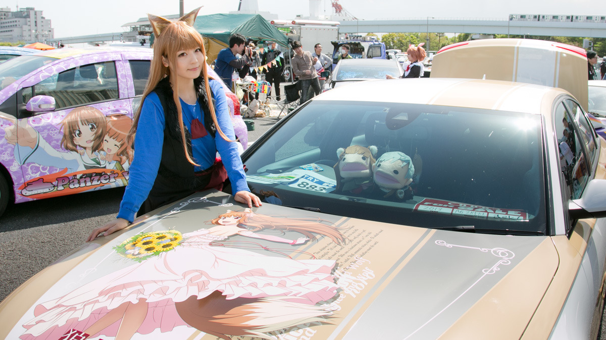 お台場痛車天国18 アニメキャラクターで装飾された1000台の痛車がずらり レスポンス Response Jp