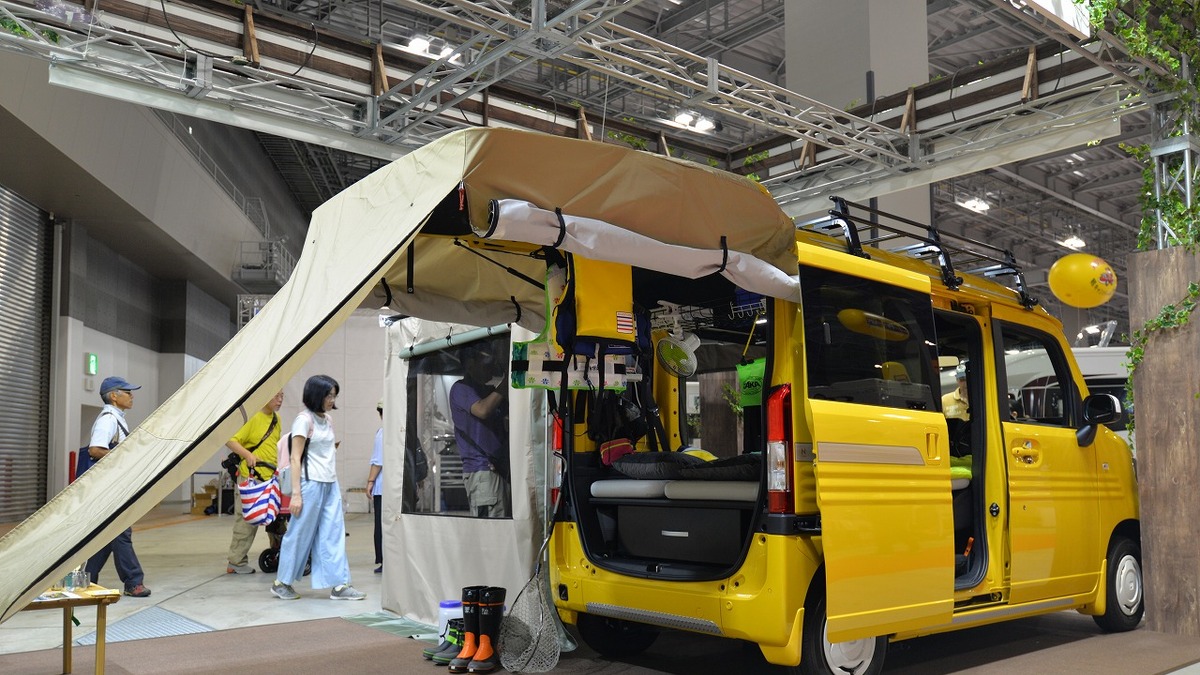 早くもホンダ N Van のキャンピングカーが登場 東京キャンピングカーショー18 レスポンス Response Jp 早くもホンダ N Van のキャンピングカーが登場 東京キャンピングカーショー18 レスポンス Response Jp