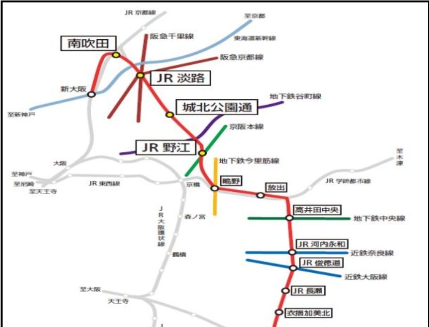 おおさか東線新大阪 放出間の新駅名称を公表 南吹田 Jr淡路 城北公園通 Jr野江 の4駅 レスポンス Response Jp おおさか東線新大阪 放出間の新駅名称を公表 南吹田 Jr淡路 城北公園通 Jr野江 の4駅 レスポンス Response Jp