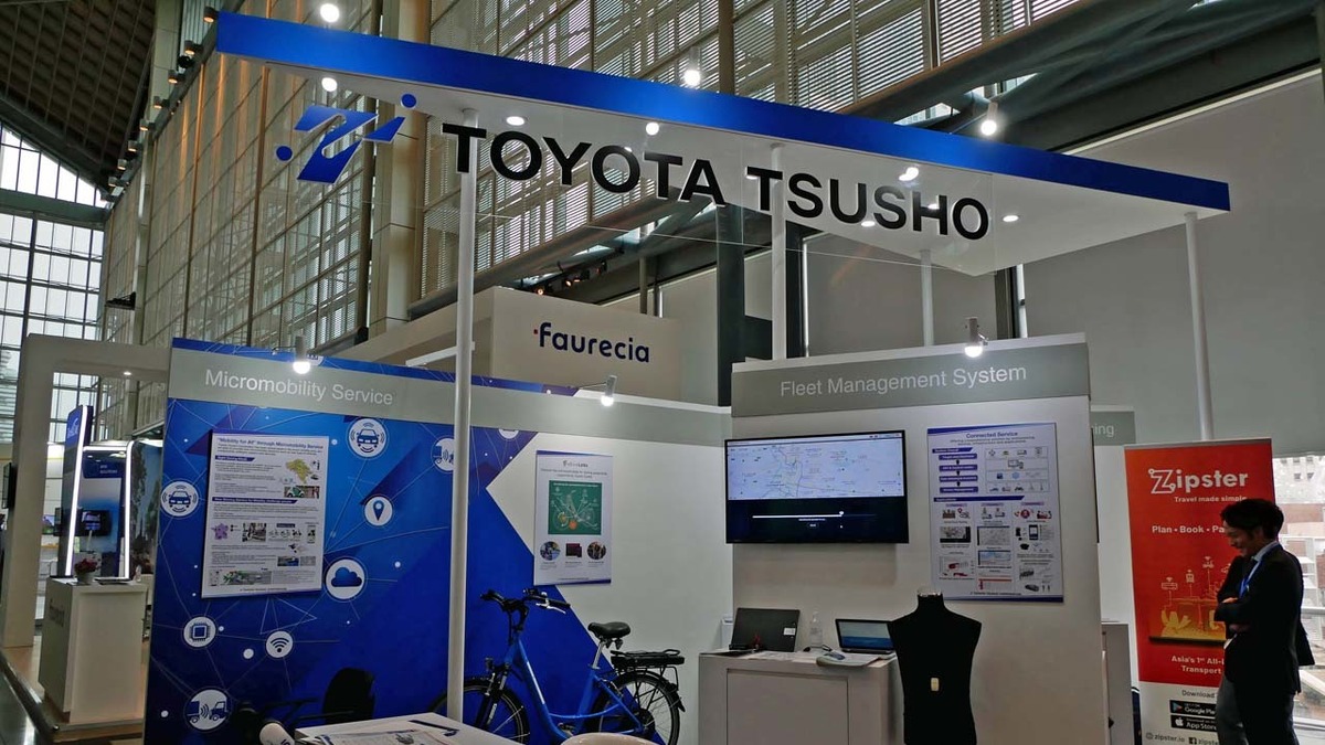 豊田通商 世界中から集めた最先端の技術を紹介 Its世界会議2019 レスポンス Response Jp