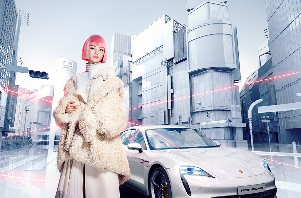 バーチャルモデル Imma 新型ev タイカン のプロモーションに起用 ポルシェジャパン レスポンス Response Jp バーチャルモデル Imma 新型ev タイカン のプロモーションに起用 ポルシェジャパン レスポンス Response Jp