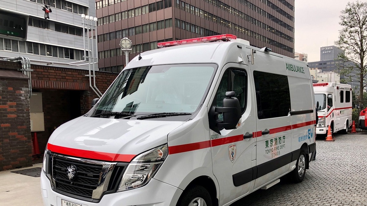 日産のev救急車 東京消防庁で稼働開始 災害時には移動電源としても活用 レスポンス Response Jp