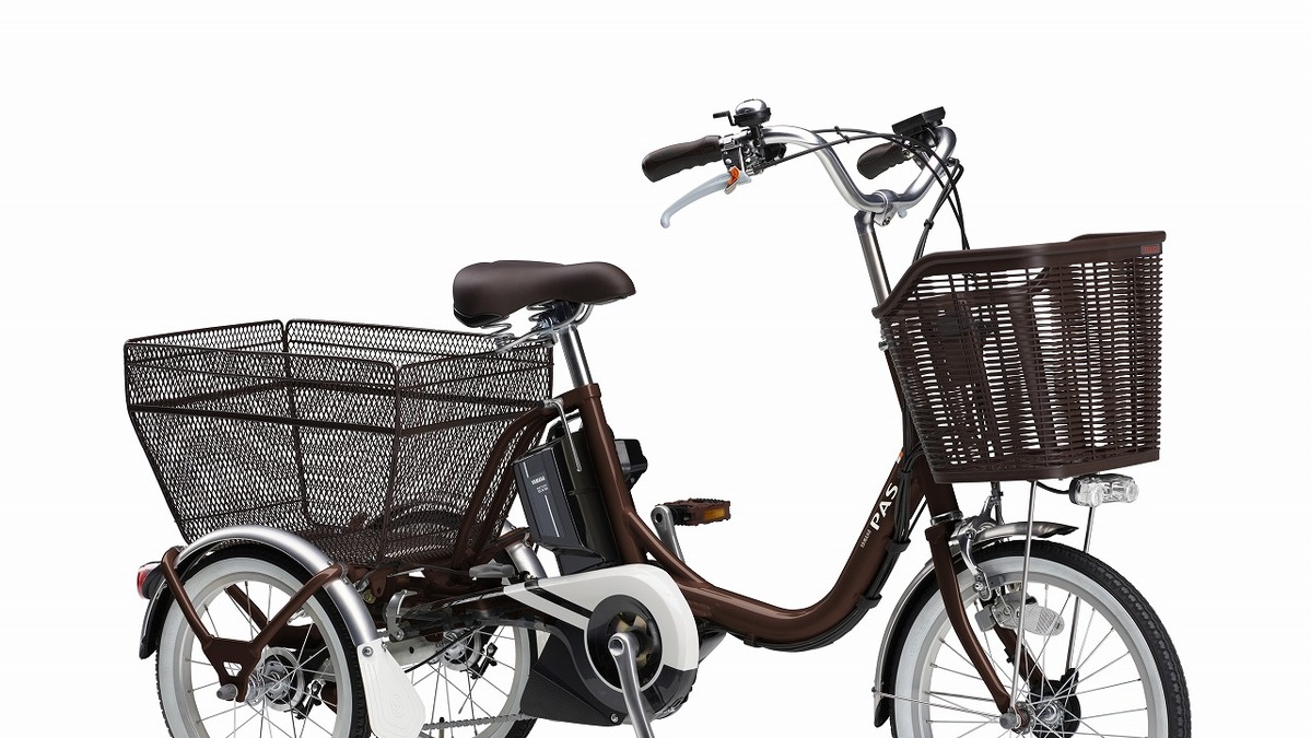 三輪電動アシスト自転車『PASワゴン』2021年モデル発売へ---アシスト力