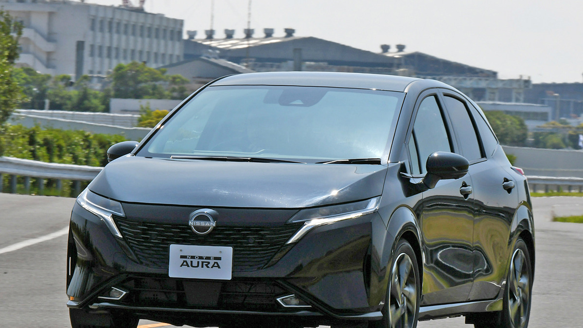 日産 ノートオーラ 新型試乗 ステアリングの感覚は あるクルマ を連想する 九島辰也 レスポンス Response Jp