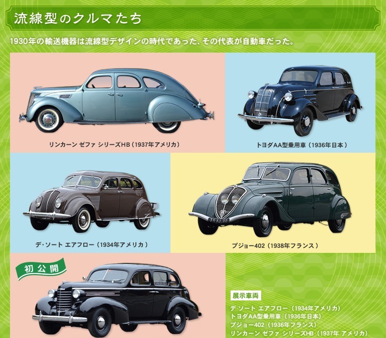 トヨタ博物館 企画展 流線型の時代とクルマたち を開催 4月27日 6月30日 レスポンス Response Jp