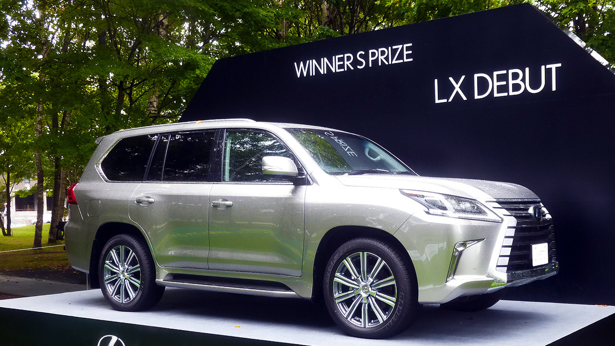 日本初導入のレクサス Lx570 北海道のゴルフ選手権に登場 写真蔵 レスポンス Response Jp