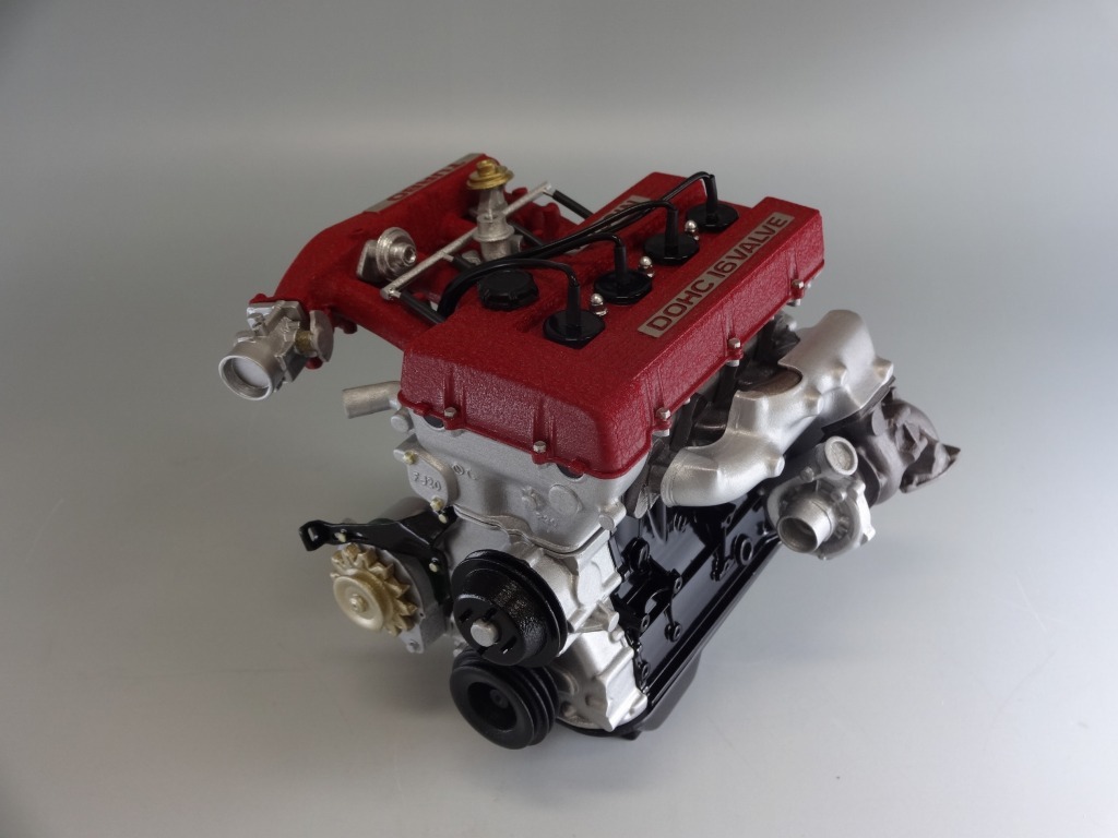 名機FJ20ETエンジン、6分の1スケールで再現…3Dプリンタを駆使 名機FJ20ETエンジン、6分の1スケールで再現…3Dプリンタを駆使