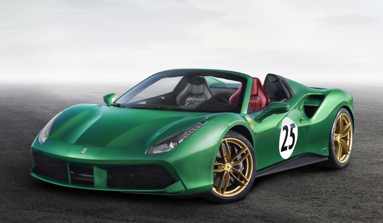 パリモーターショー16】フェラーリ 488スパイダー に「グリーンの宝石