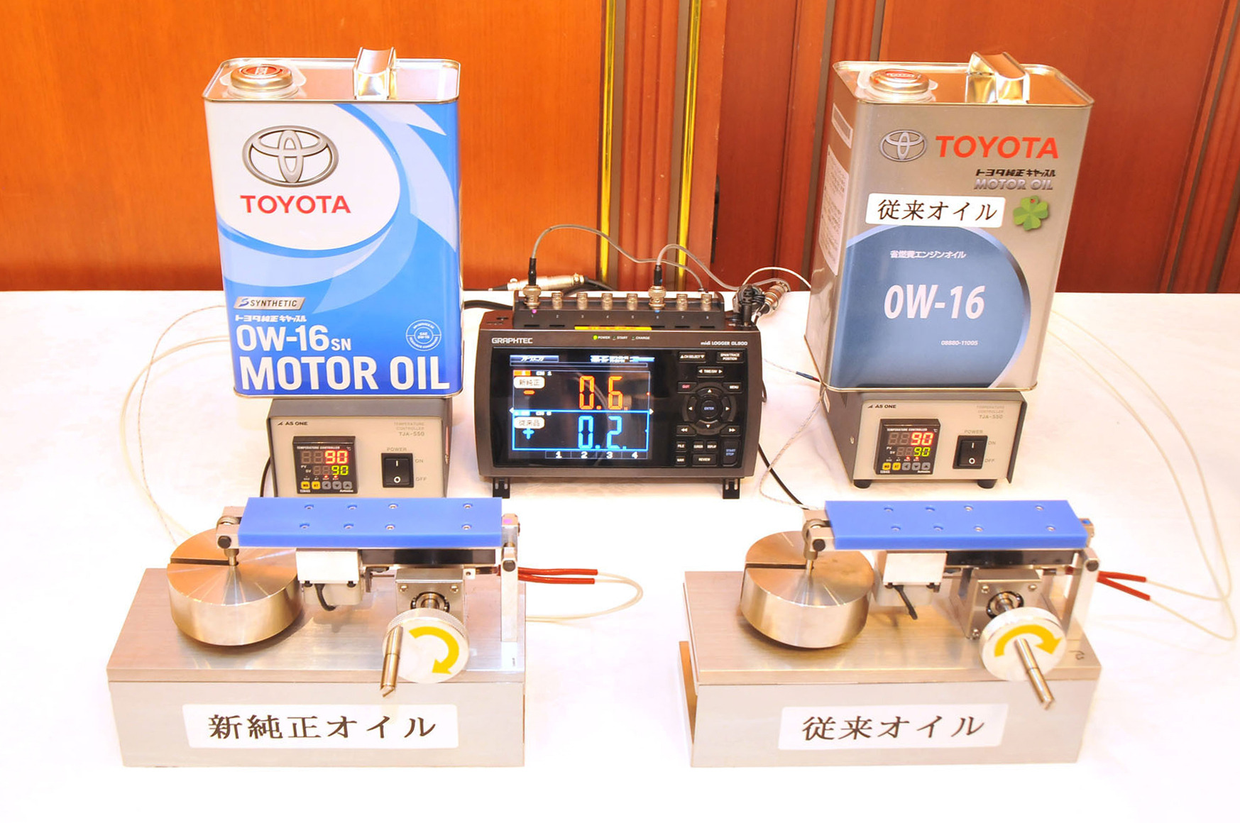 トヨタ、純正キャッスルオイルを刷新…全合成油化で摩擦係数を3分の1に低減 トヨタ純正キャッスルオイル プリウスα ZVW40W用 1台分