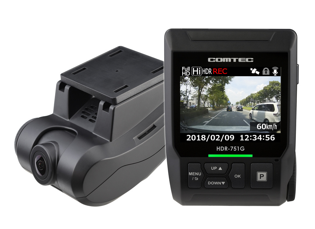 【送料無料】新品未開封品 コムテック ドライブレコーダー HDR-75GA (200万画素 Full HD 3年保証 Gセンサー GPS 駐車/逆走監視)【その他】1 台数限定ドライブレコーダー コムテック HDR-75GA 日本
