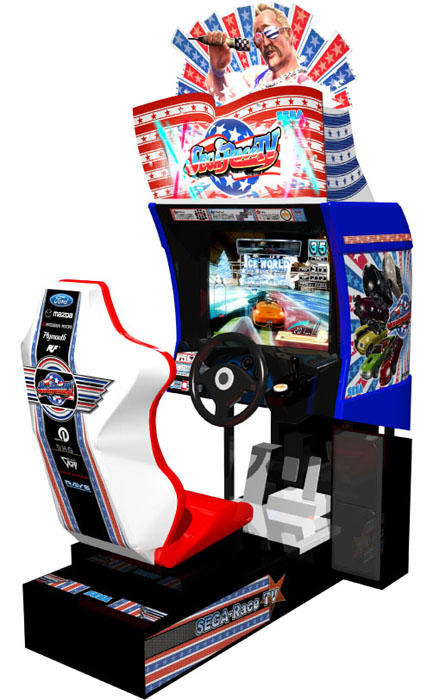 アメリカンポップなレースゲームを開発中…セガ、08年稼働予定 アメリカンポップなレースゲームを開発中…セガ、08年稼働予定