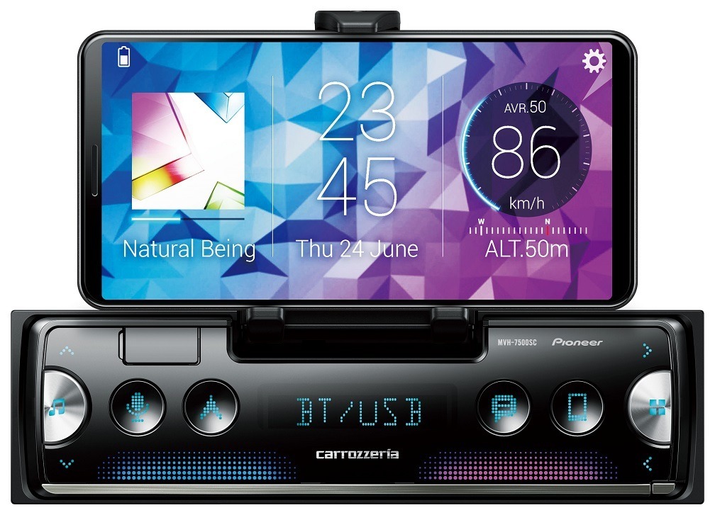 パイオニア、1DINメインユニット7機種を発売 スマホとカー