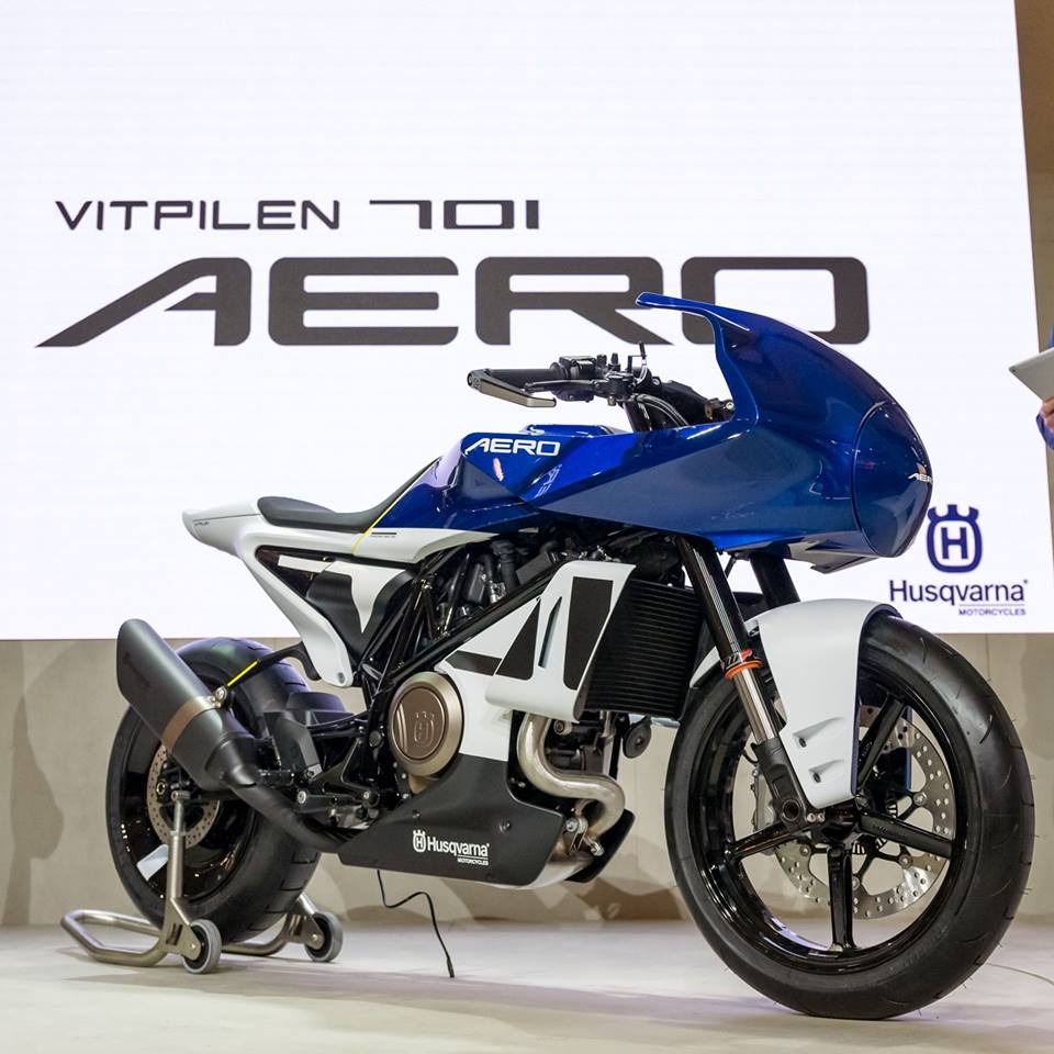 ハスクバーナが ヴィットピレン701エアロ、次世代モデル提示 ハスクバーナが ヴィットピレン701エアロ、次世代モデル提示