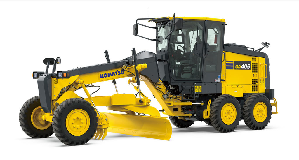 コマツ、モーターグレーダー「GD405-7」発売 オフロード法2014年