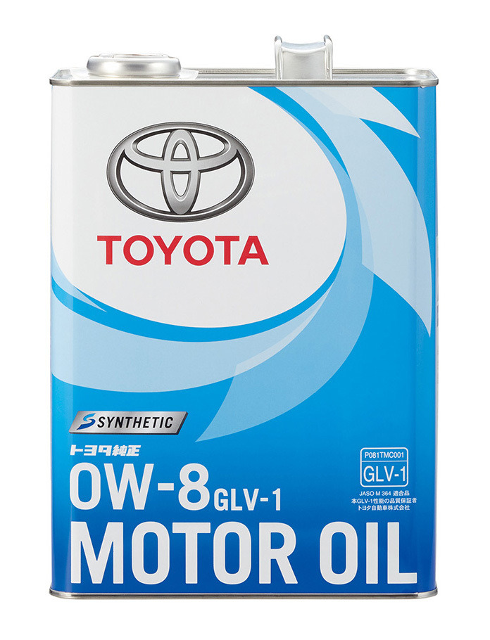 トヨタ、超低粘度エンジンオイル「GLV-1 0W-8」を発売 省燃費