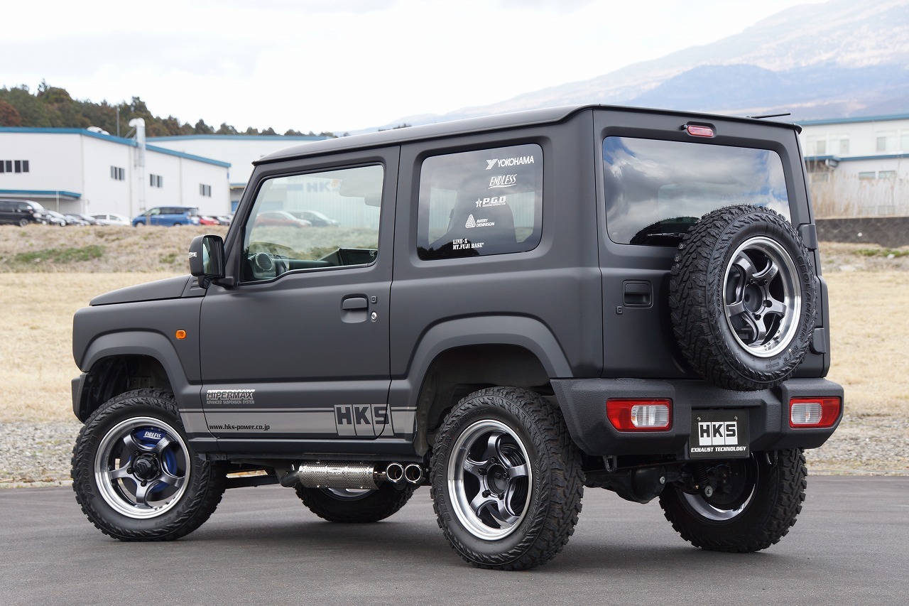 Hks ジムニー専用マフラー発売 サイド出し デュアルテールでスタイリッシュに演出 レスポンス Response Jp Hks ジムニー専用マフラー発売 サイド出し デュアルテールでスタイリッシュに演出 レスポンス Response Jp