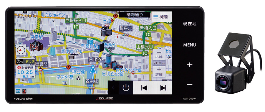 ECLIPSE イクリプスAVN-P10W ナビ 地図データ2019
