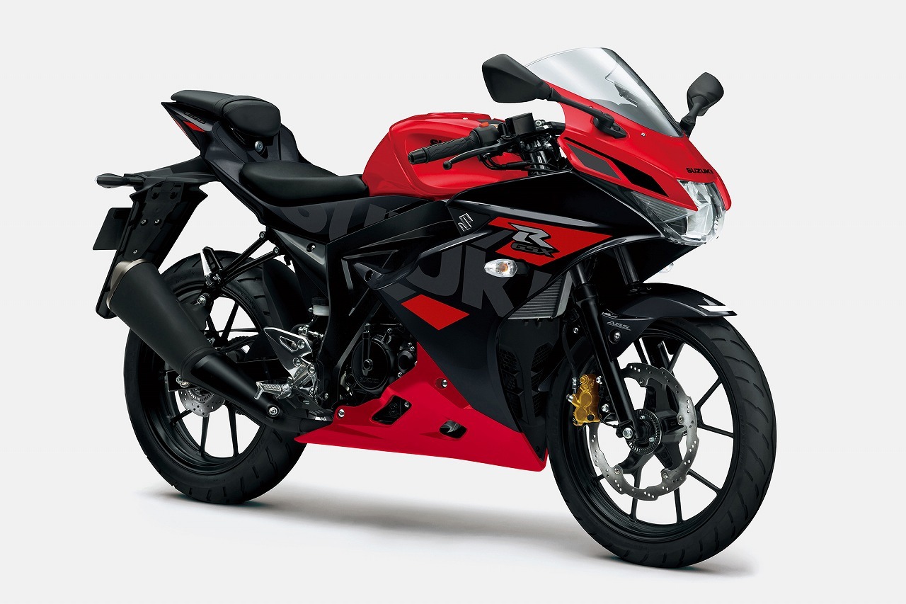 【代引き不可】 スズキ GSX-R125、新色レッド/ブラックを設定…2021年モデル発売 パーツ