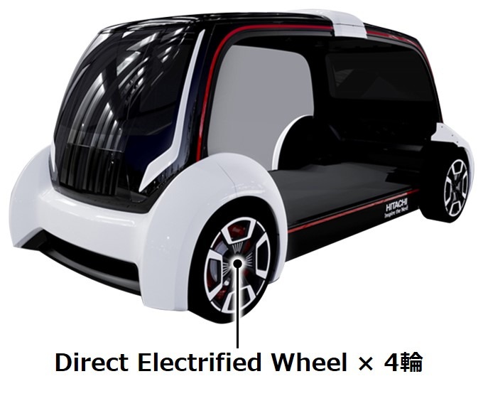 EVエコラン用 ミツバ製 14インチホイールインモーター