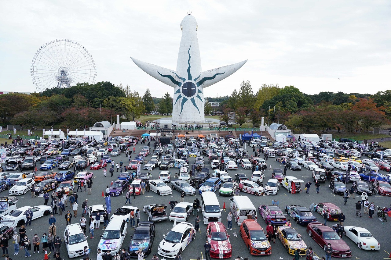痛車400台が大阪 万博公園に集結 コスプレ撮影もok 10月31日 レスポンス Response Jp