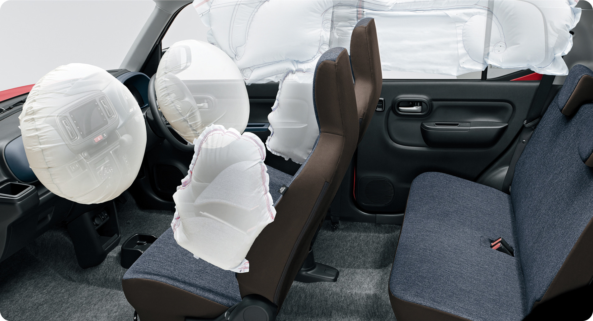 アルト HA37S カーテン エアバック エアバッグ エアーバック 右 サイド ルーフ 76480-67T00 管理番号（W-KM-S）インフレーター無し アルト HA37S カーテン エアバック エアバッグ エアーバック 右 サイド