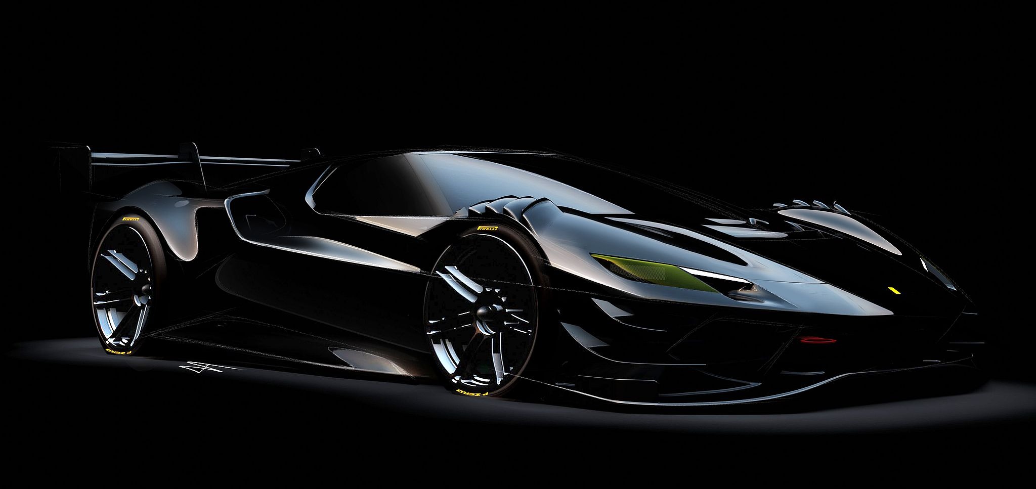 フェラーリ　296 GT3 フェラーリの新型レーサー『296 GT3』、モーターは搭載せず…スケッチ