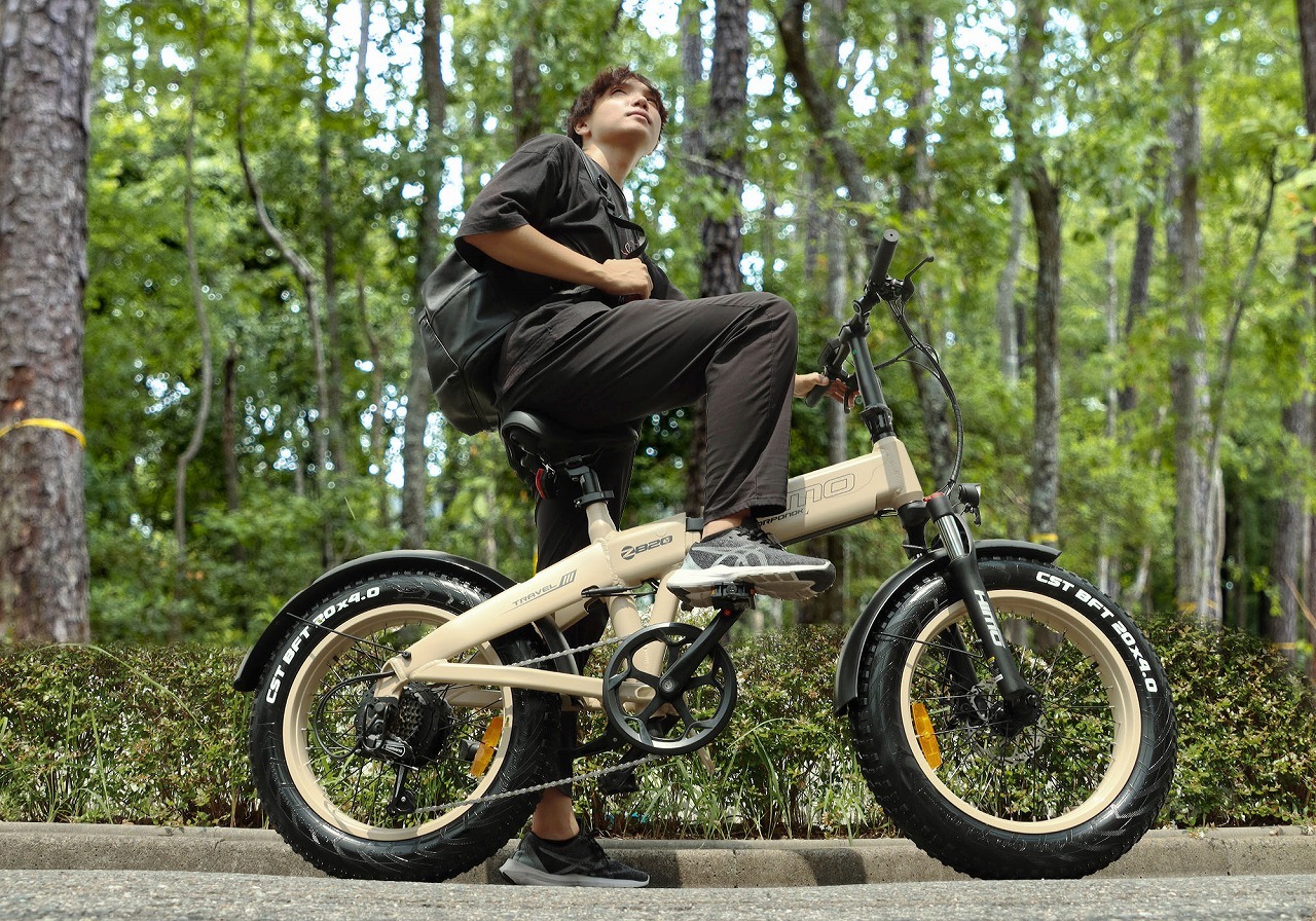 タフネススタイルの電動ファットバイク登場、折りたたんで車載も
