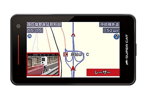 無線LAN搭載のフルスペック仕様、レーザー＆レーダー探知機Web