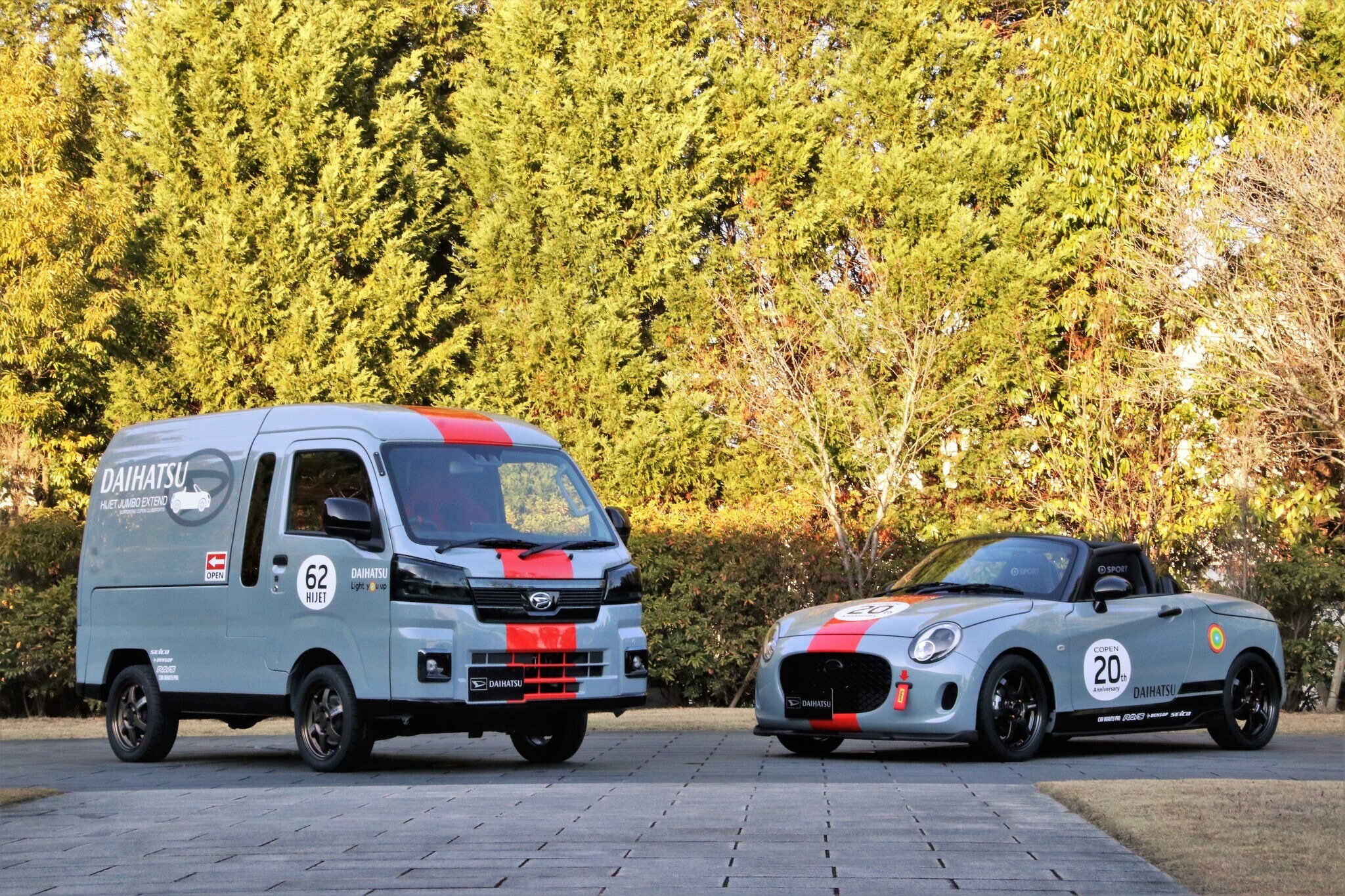サンデーレースを想定、コペンとハイゼットを改造…デザイナー
