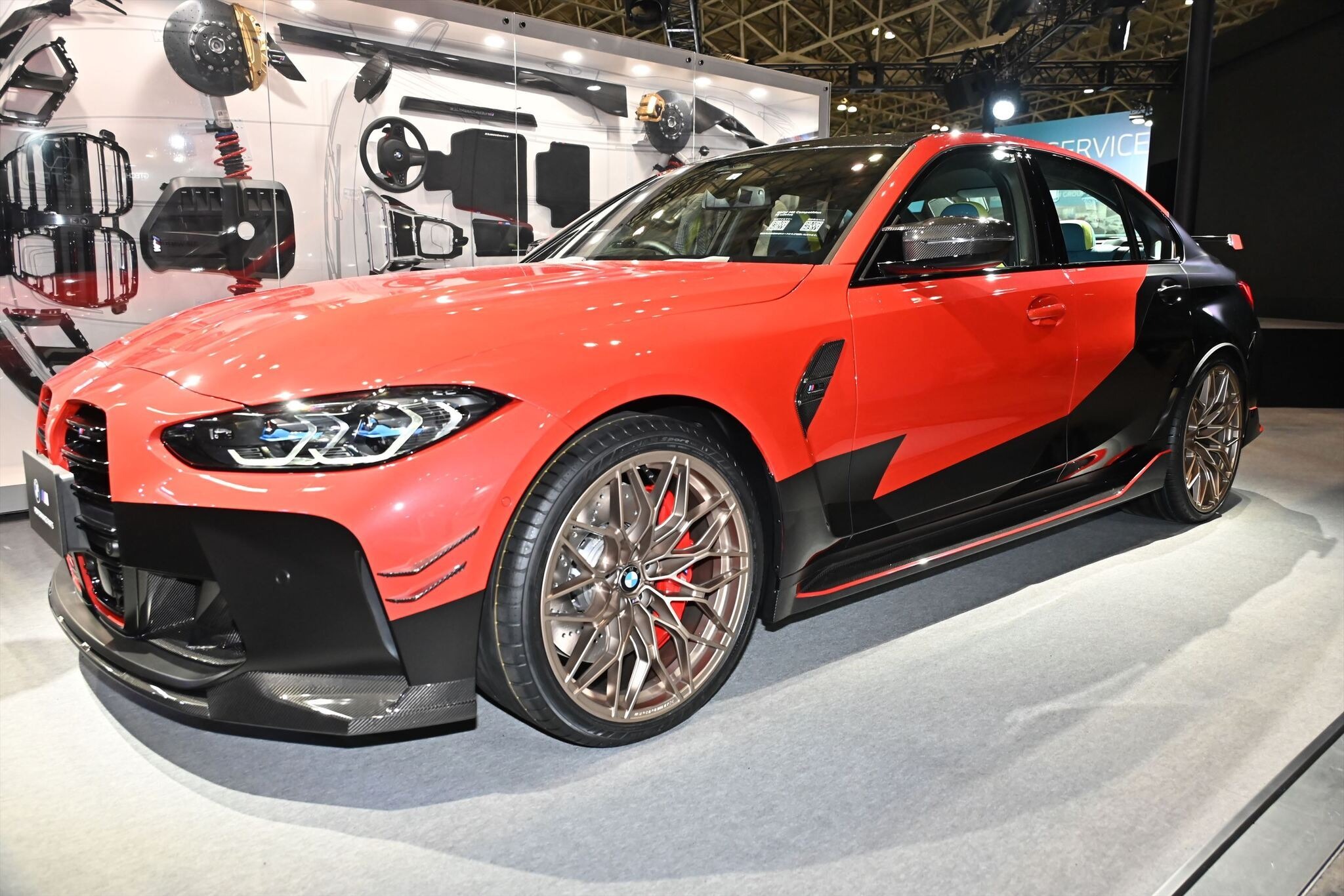 カーボンエアロに身を包んだスポーツ仕様の「M3 コンペティション Mx