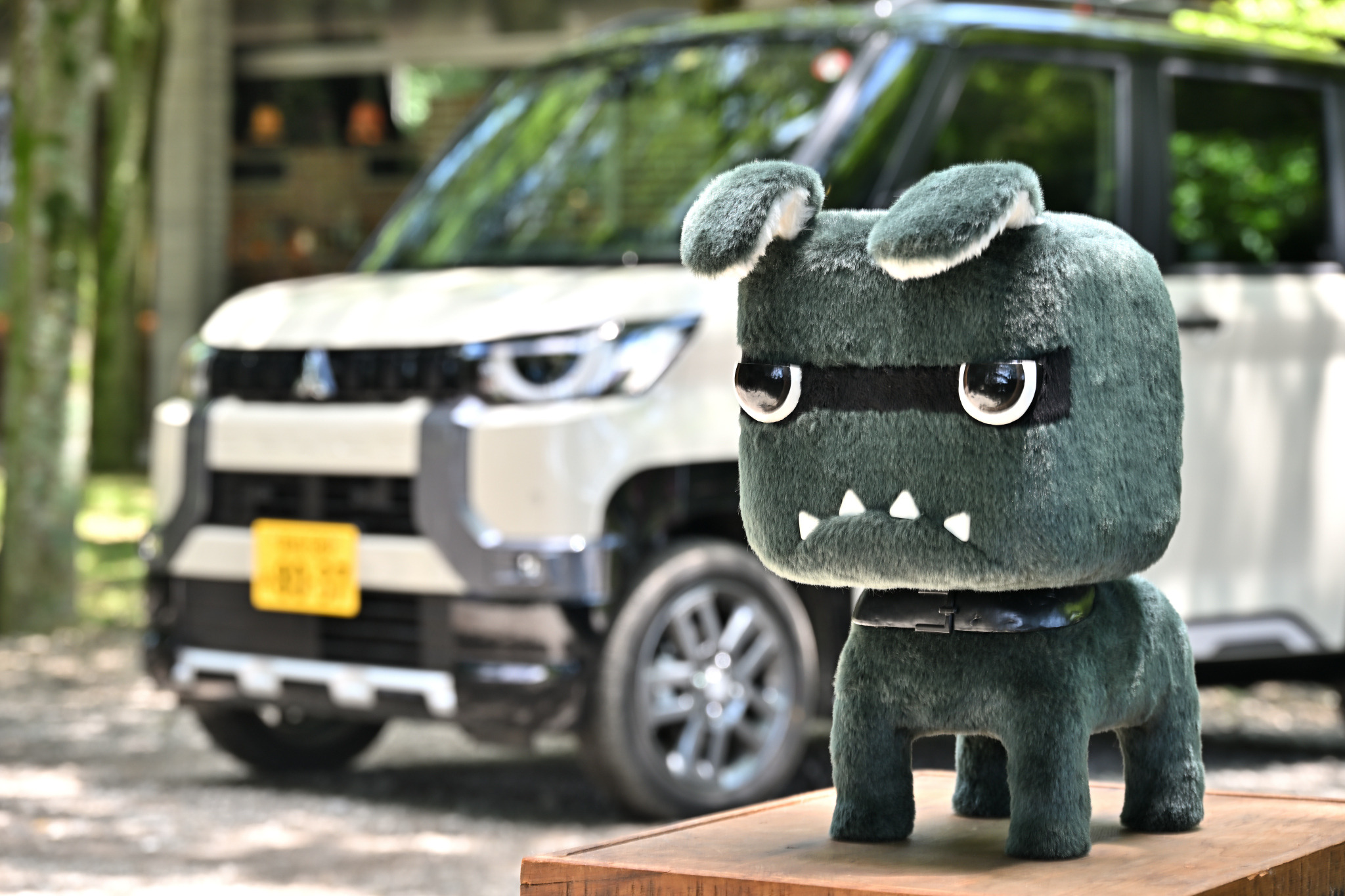 てのりデリ丸  三菱自動車デリカミニのぬいぐるみ