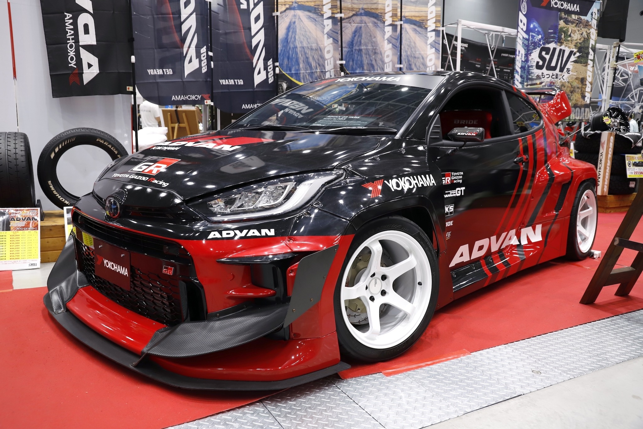 GRヤリスx ADVAN Racingホイールが熱い！ ヨコハマタイヤは“走り