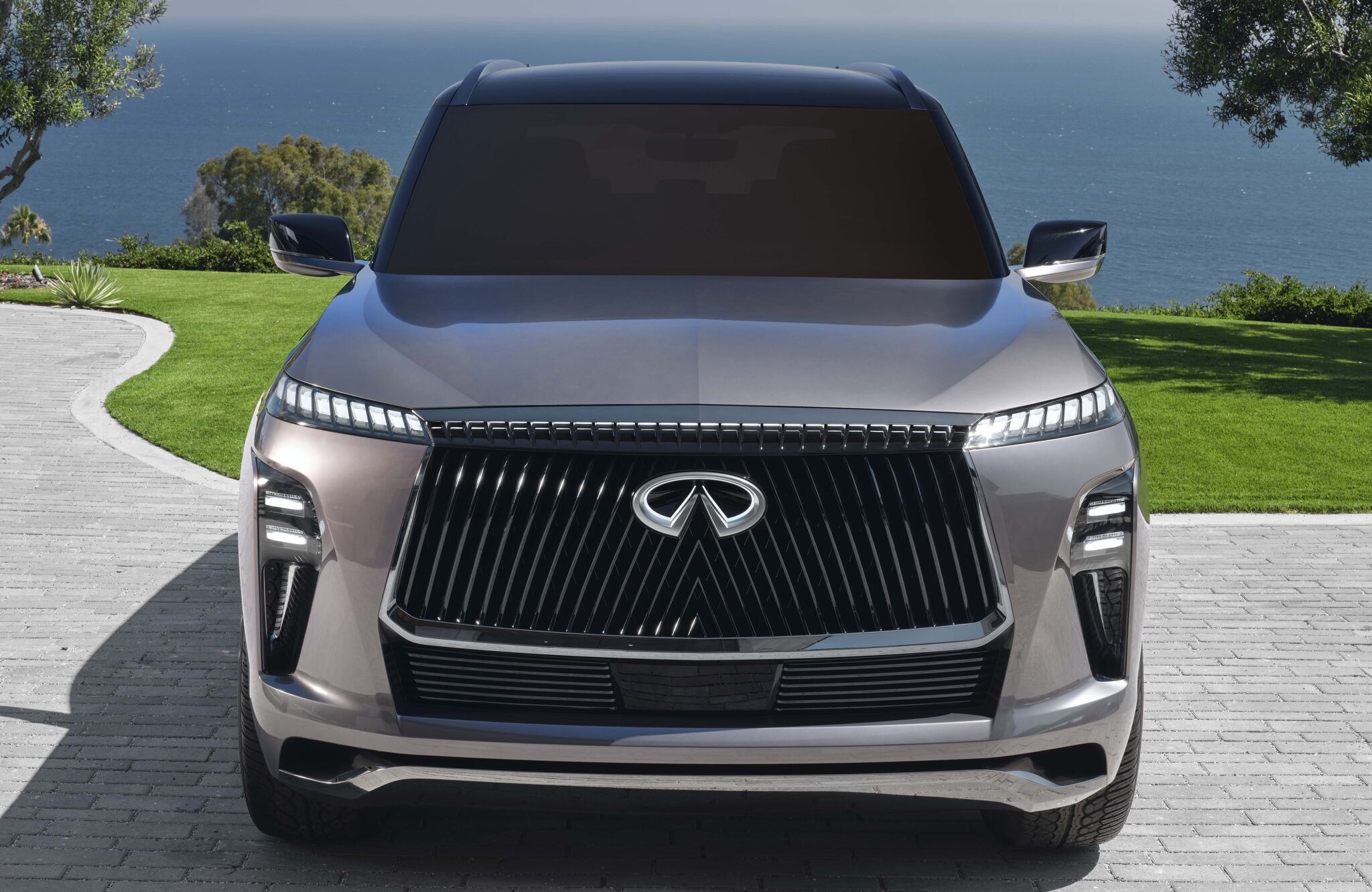 インフィニティが新デザインを提示、大型SUVコンセプトの『QX