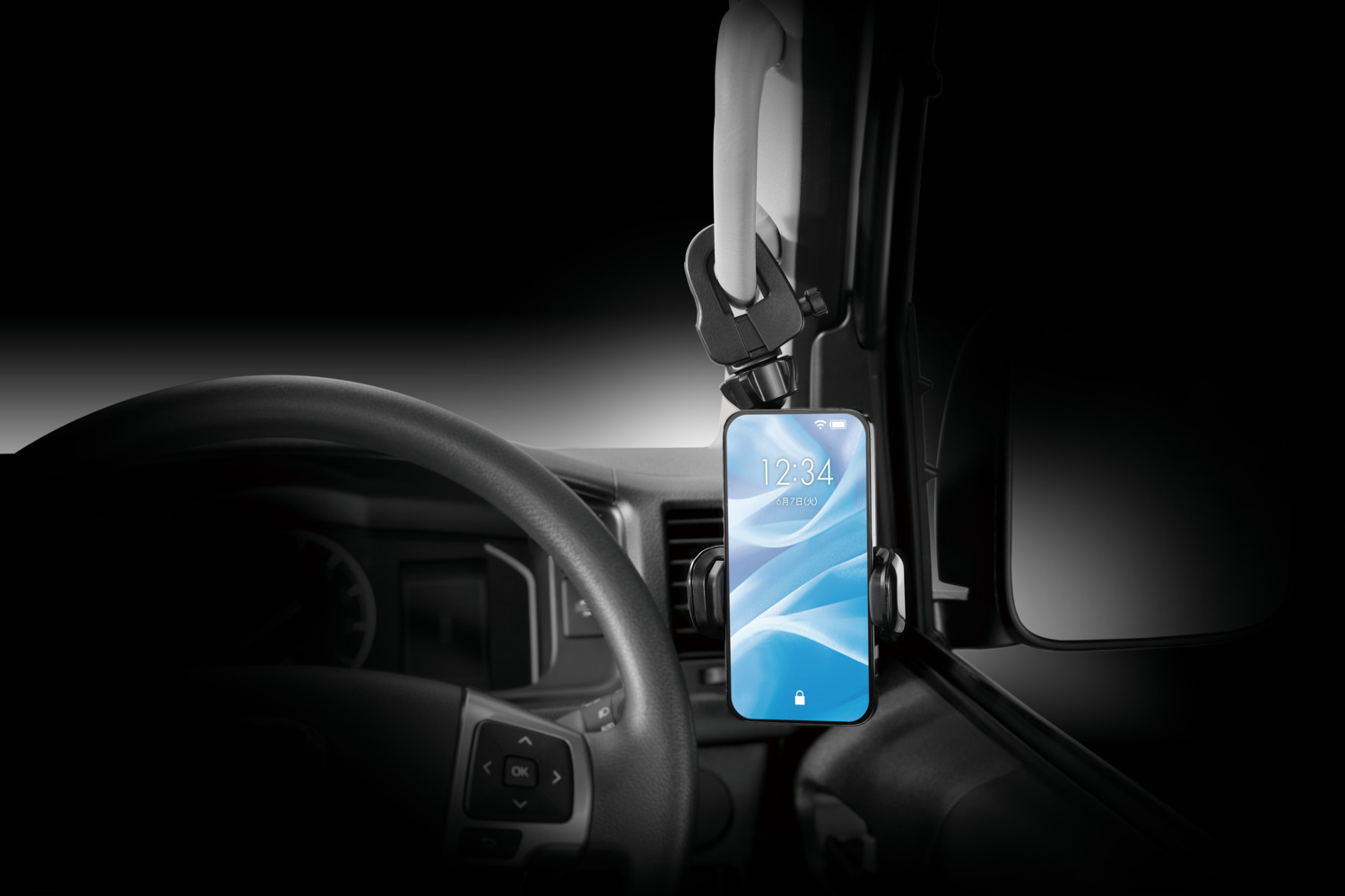 ハイエース カーナビ/ドライブレコーダー/スマホホルダーセット 新品