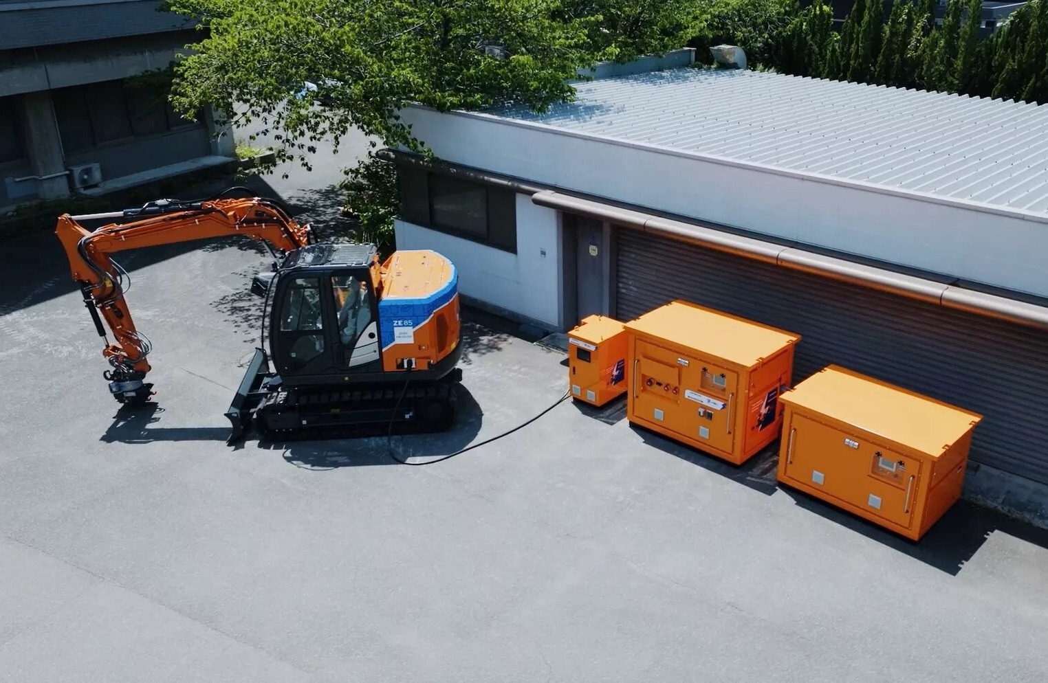 日立建機、バッテリー駆動ショベル3機種を発売 可搬式充電設備も 日立建機、バッテリー駆動ショベル3機種を発売 可搬式充電設備も