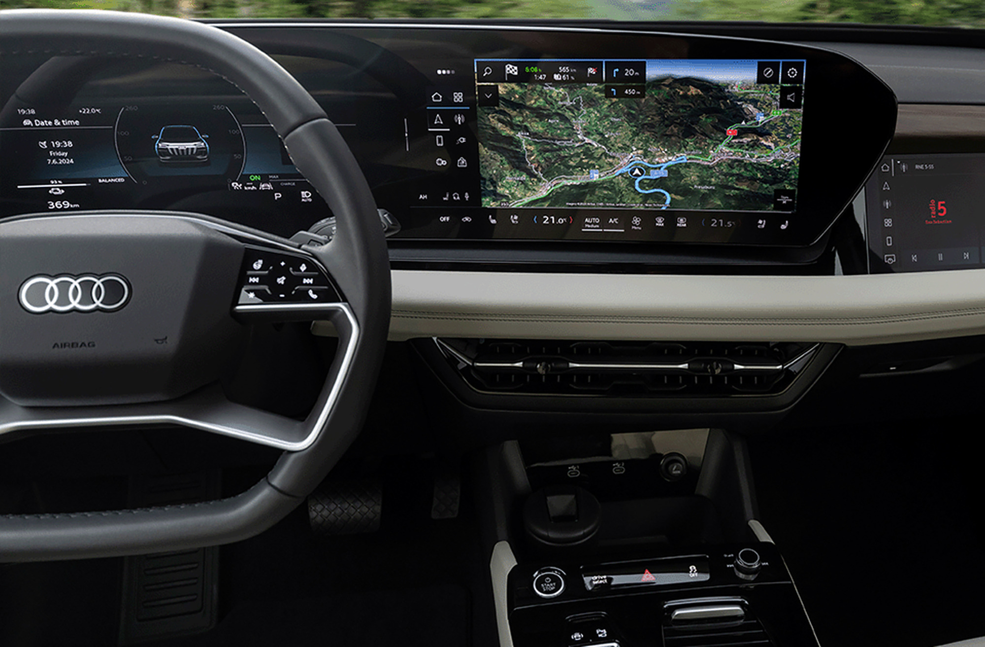 VWグループの新世代ナビ、アウディの新型EVに初搭載…トムトムと VWグループの新世代ナビ、アウディの新型EVに初搭載…トムトムと