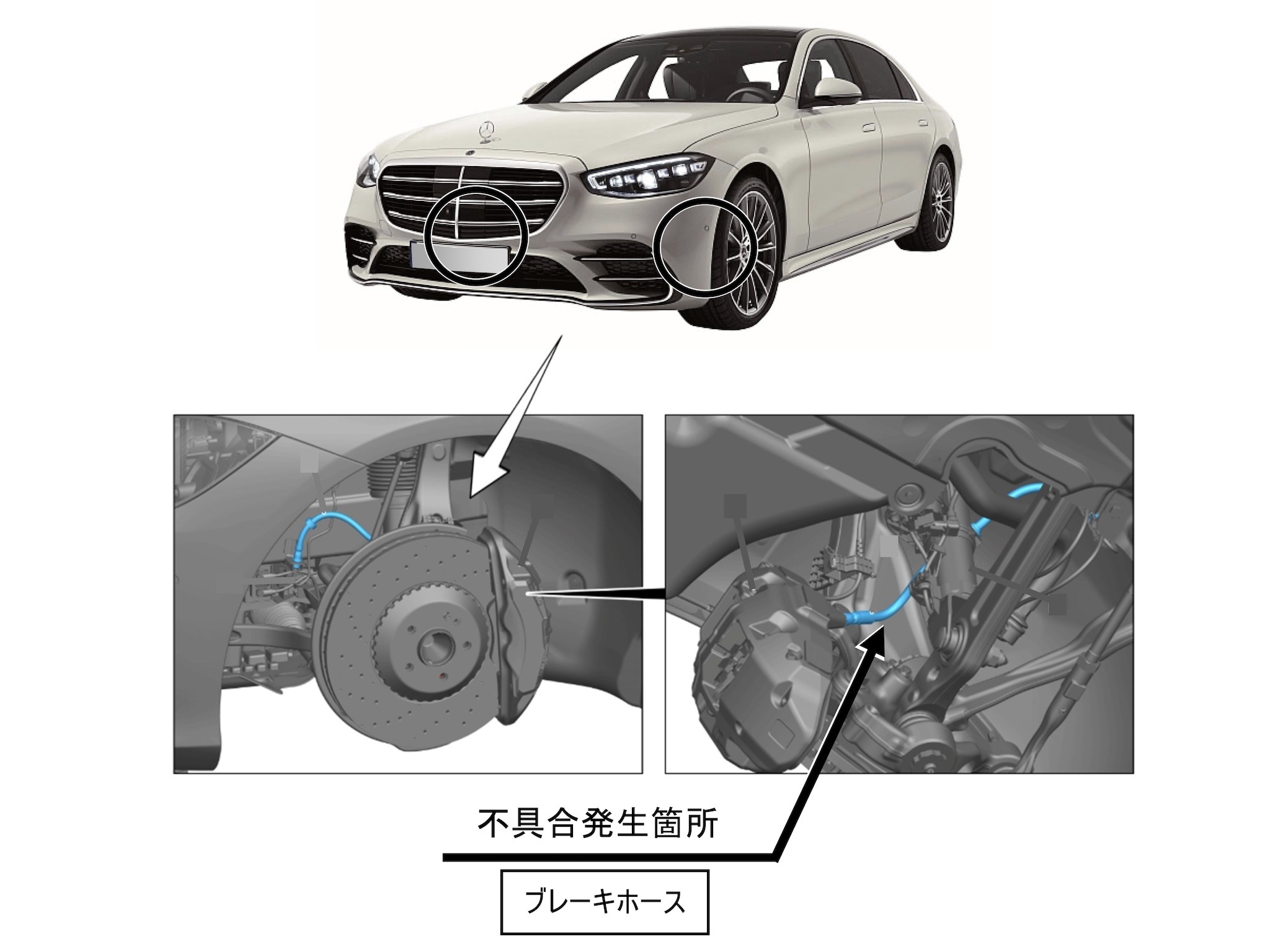 メルセデスベンツが『Sクラス』6車種7700台をリコール…制動力が