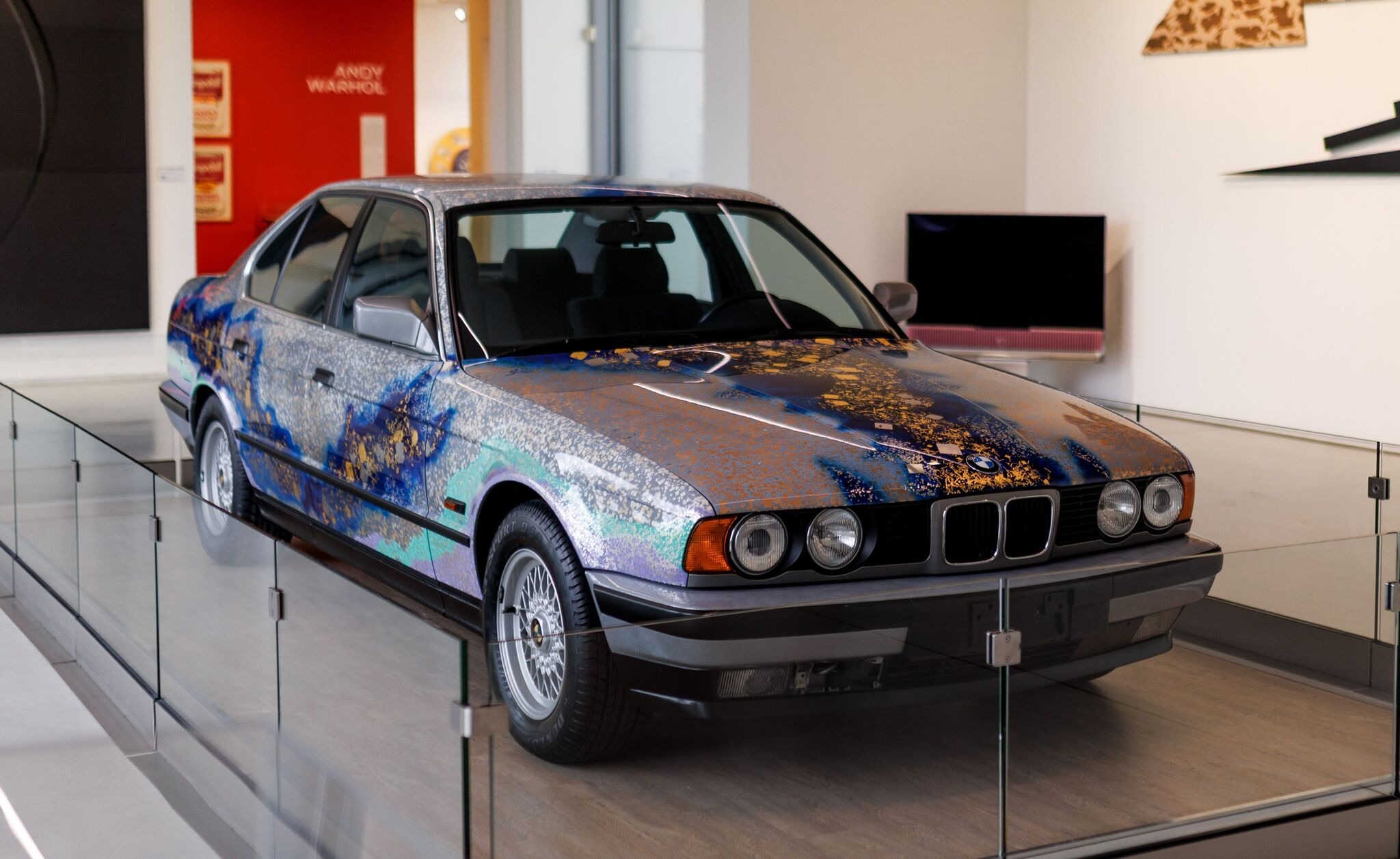 加山又造作 アート 模型 BMW 5シリーズ