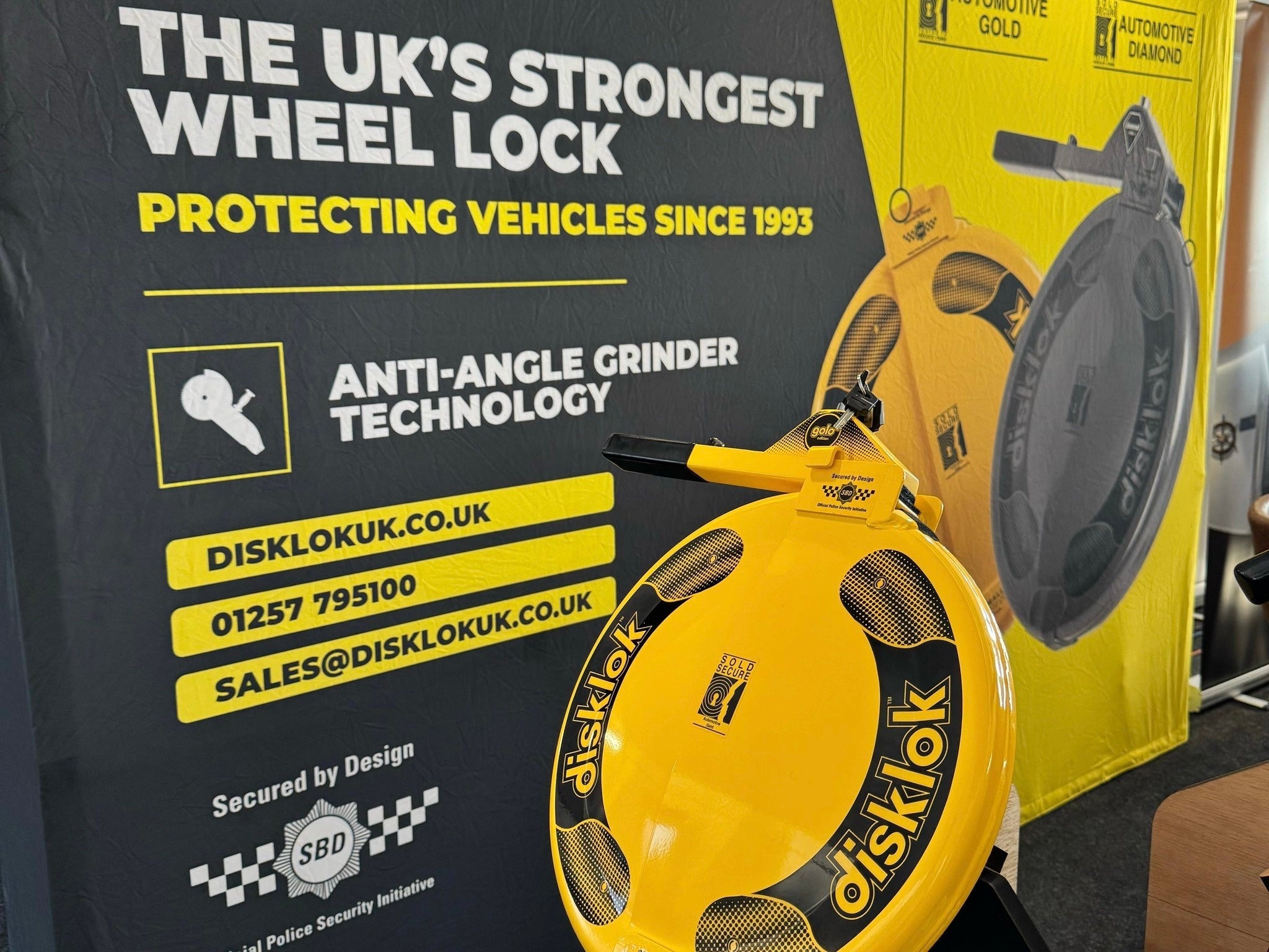 disklok gold edition ステアリングロック Disklok ディスクロック ゴールドエディション（イエロー