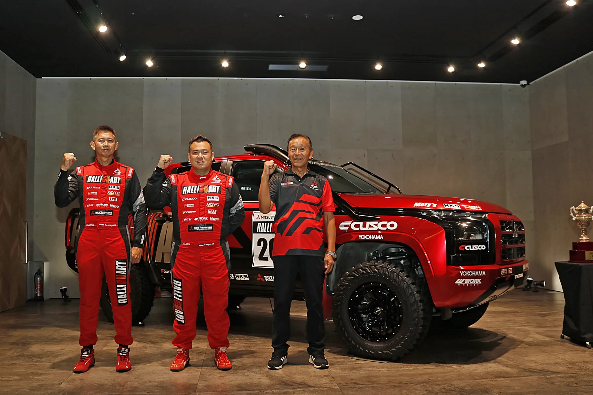 三菱ラリーアート逆襲の年！ 監督・ドライバー・コドラが語る