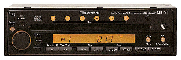 ナカミチのCDチェンジャー、MD