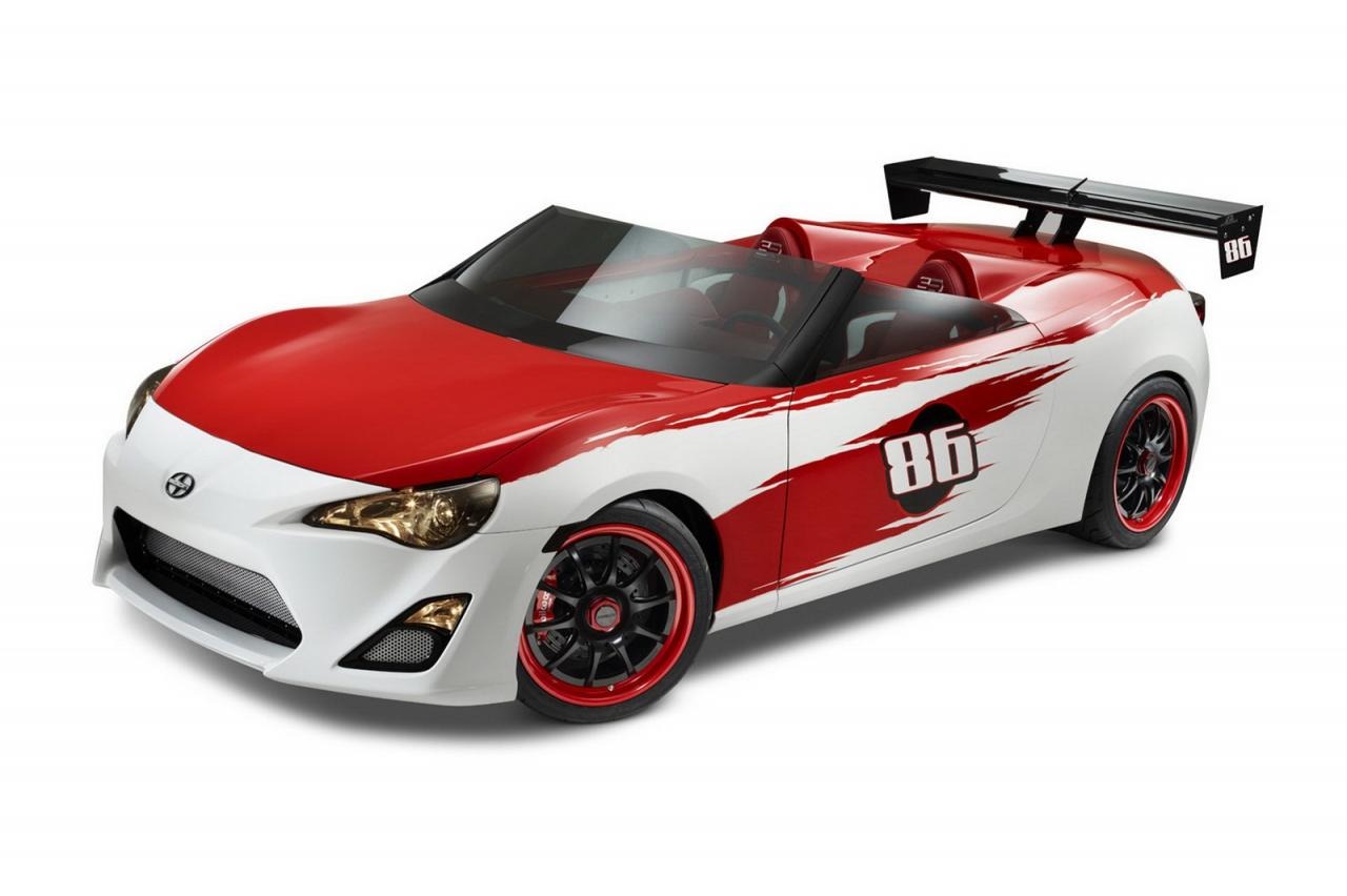 消費税無し トヨタ 86 のオープンカー…米でスピードスターを正式披露 ミニカー