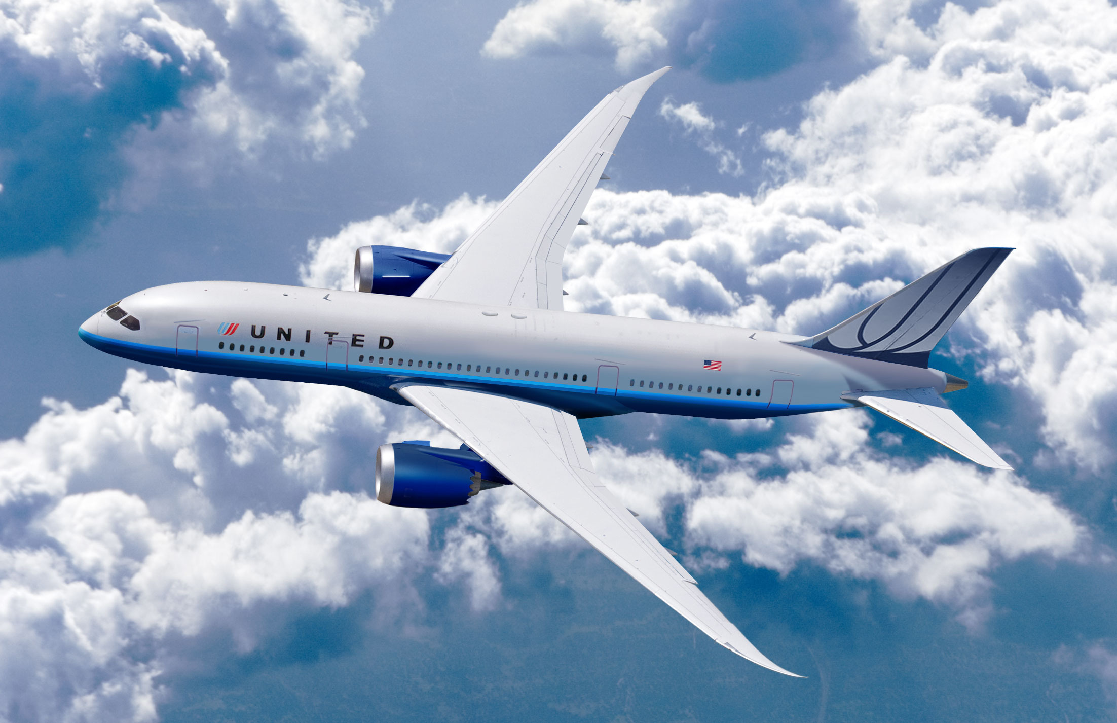 ユナイテッド航空　ピン　A005 ユナイテッド航空、本日2022年5月7日より東京/成田～グアム線を